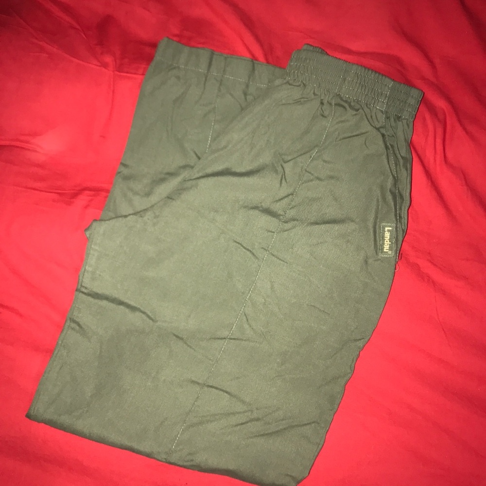 Olive green scrub pant